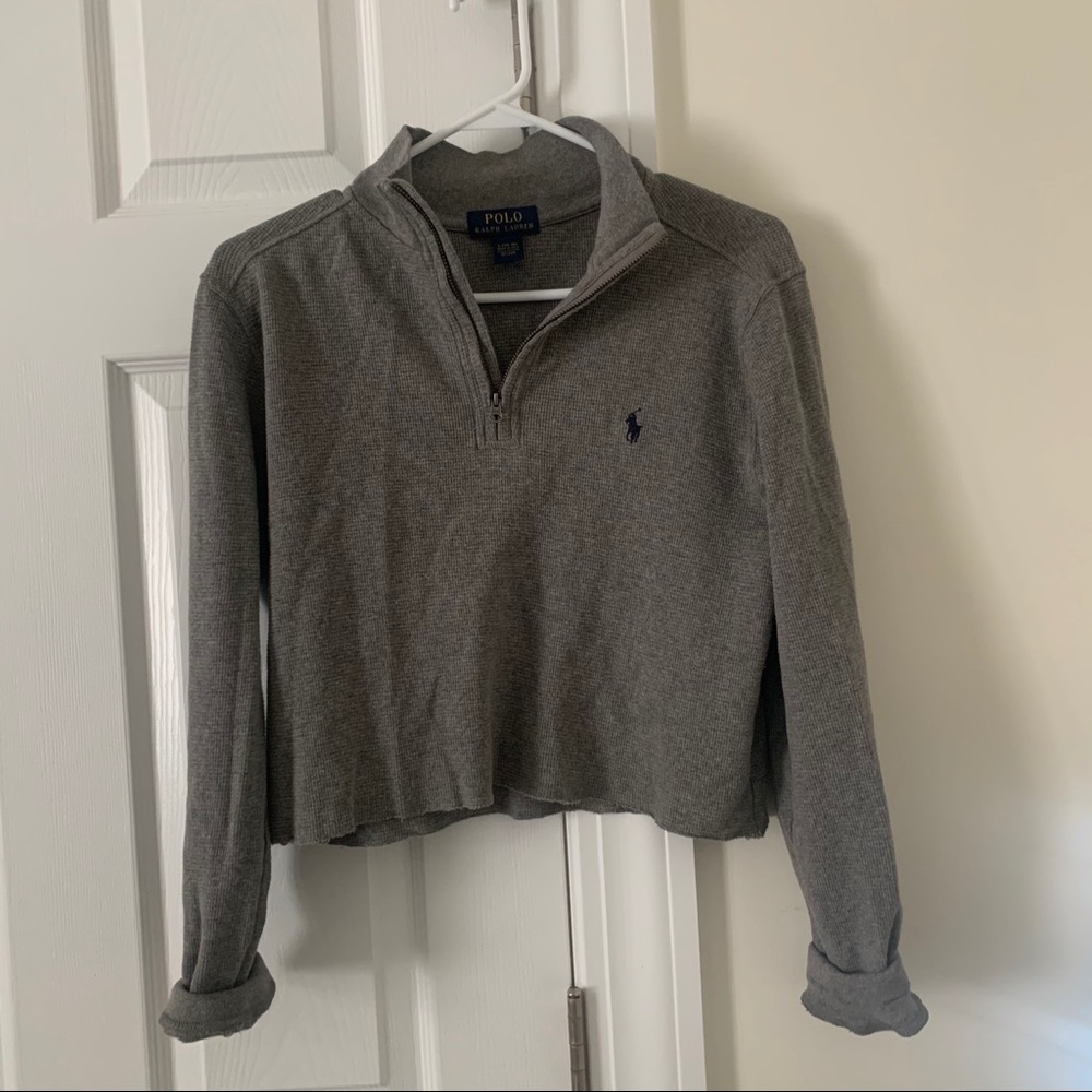 CROPPED POLO RALPH LAUREN PULLOVER